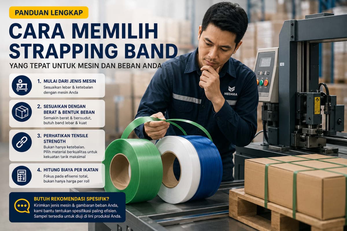 Cara Menentukan Lebar dan Ketebalan Strapping Band yang Tepat